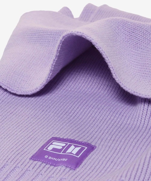 FILA（フィラ）の「FILA x BTS MUFFLER / フィラ x ビーティ―エス マフラー（マフラー・レディース・ラベンダー・FREE）」の5枚目の写真