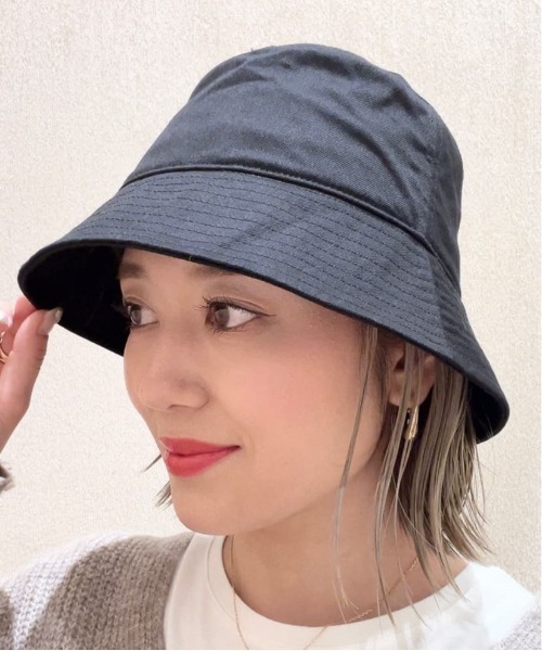 LEPSIM（レプシィム）の「アソートバケットHAT [2022春夏]　259799（ハット・レディース・アイボリー/ブラック/ベージュ・ONE SIZE）」の3枚目の写真