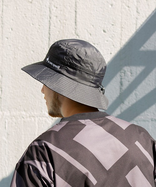 le coq sportif（ルコックスポルティフ）の「ポケッタブルハット メンズ レディース ユニセックス アクセサリー 小物 キャップ 帽子 トレーニング トレーニングウェア スポーツウェア（ハット・メンズ・ブラック/ベージュ/ネイビー・F）」の4枚目の写真