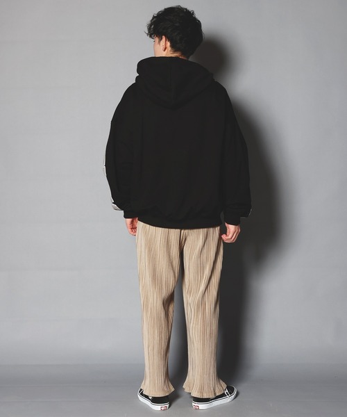 GALLIS ADDICTION（ガリスアディクション）の「GA SAGARA-LOGO ZIP HOODIE/サガラ ワッペン ジップパーカー（パーカー・レディース・ブラック/ライトグレー/ブルー・M/L）」の10枚目の写真