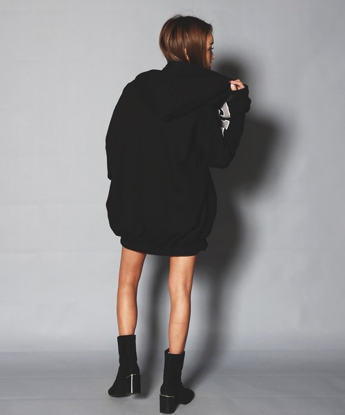 GALLIS ADDICTION（ガリスアディクション）の「GA SAGARA-LOGO ZIP HOODIE/サガラ ワッペン ジップパーカー（パーカー・レディース・ブラック/ライトグレー/ブルー・M/L）」の21枚目の写真