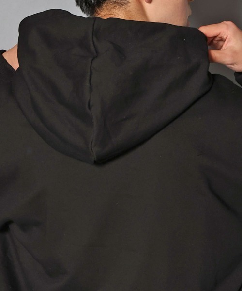 GALLIS ADDICTION（ガリスアディクション）の「GA SAGARA-LOGO ZIP HOODIE/サガラ ワッペン ジップパーカー（パーカー・レディース・ブラック/ライトグレー/ブルー・M/L）」の18枚目の写真