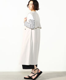 ◇【WEB限定】バックフリルロングジレ