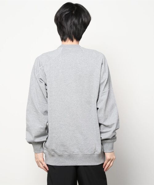 and wander（アンドワンダー）の「and wander / アンドワンダー：sweat crew：5741284002[PIE]（スウェット・メンズ・グレー・4/3/5）」の3枚目の写真