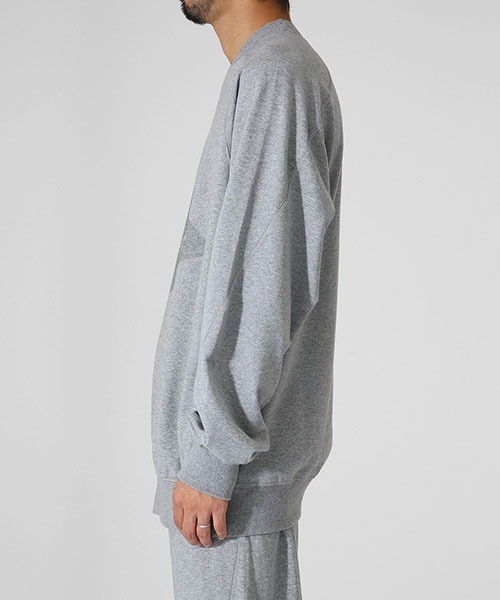 and wander（アンドワンダー）の「and wander / アンドワンダー：sweat crew：5741284002[PIE]（スウェット・メンズ・グレー・4/3/5）」の5枚目の写真