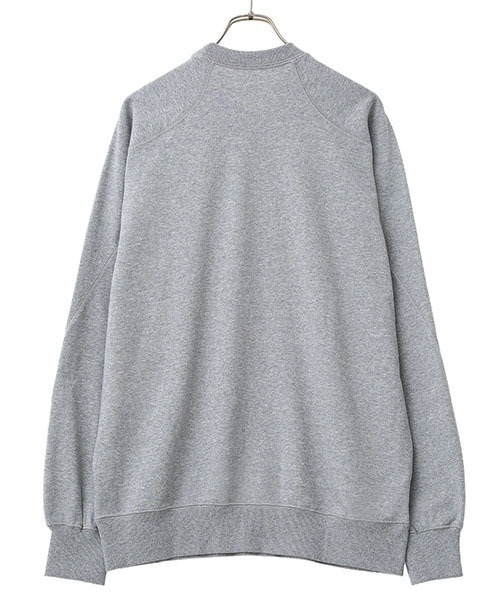 and wander（アンドワンダー）の「and wander / アンドワンダー：sweat crew：5741284002[PIE]（スウェット・メンズ・グレー・4/3/5）」の12枚目の写真