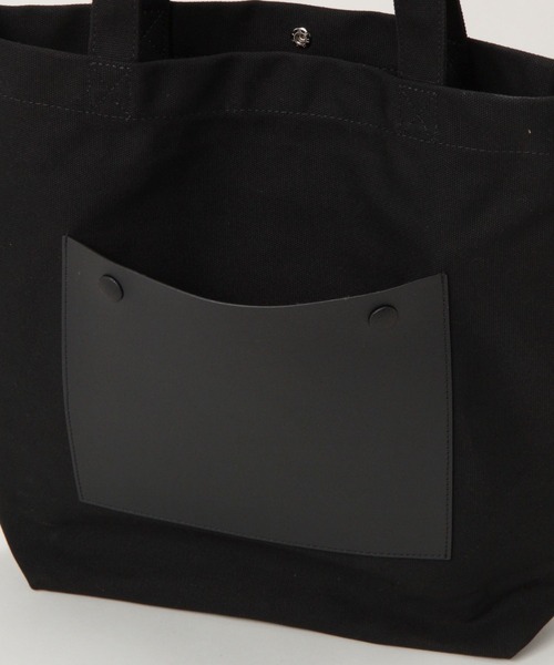 RAGEBLUE（レイジブルー）の「レザーキリカエ/キャンバストートバッグ/264947（トートバッグ・メンズ・ブラック/ダークグレー・FREE）」の12枚目の写真
