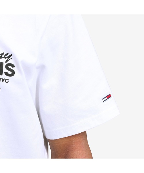 tommy jeans(トミー ジーンズ)の「ロゴプリントTシャツ(Tシャツ/カットソー・メンズ・ブラック/ホワイト・LARGE/MEDIUM/SMALL/X-LARGE)」の8枚目の写真