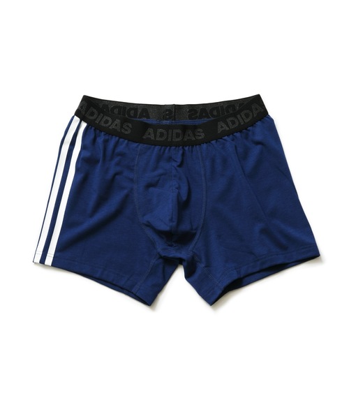 adidas(アディダス)の「【adidas/アディダス】3ストライプ ボクサーブリーフ(ボクサーパンツ)(ボクサーパンツ・メンズ・グレー/ワイン/ネイビー/ブラック・MEDIUM/LARGE)」の3枚目の写真
