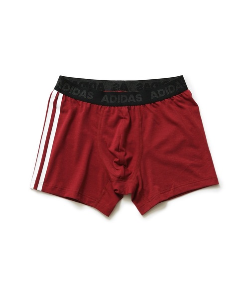 adidas(アディダス)の「【adidas/アディダス】3ストライプ ボクサーブリーフ(ボクサーパンツ)(ボクサーパンツ・メンズ・グレー/ワイン/ネイビー/ブラック・MEDIUM/LARGE)」の4枚目の写真