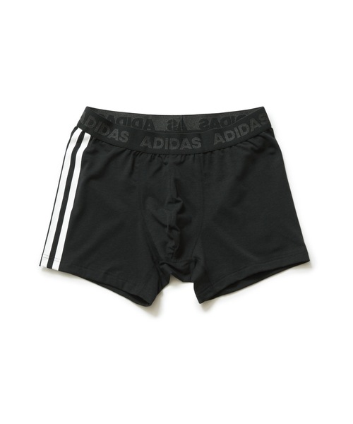 adidas(アディダス)の「【adidas/アディダス】3ストライプ ボクサーブリーフ(ボクサーパンツ)(ボクサーパンツ・メンズ・グレー/ワイン/ネイビー/ブラック・MEDIUM/LARGE)」の2枚目の写真