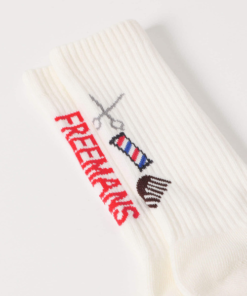 FREEMANS SPORTING CLUB(フリーマンズ スポーティング クラブ)の「FREEMANS SPORTING CLUB BARBER SOX(ソックス/靴下・メンズ・ホワイト/レッド/ネイビー/ブラック・FREE)」の15枚目の写真
