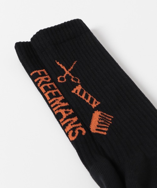 FREEMANS SPORTING CLUB(フリーマンズ スポーティング クラブ)の「FREEMANS SPORTING CLUB BARBER SOX(ソックス/靴下・メンズ・ホワイト/レッド/ネイビー/ブラック・FREE)」の5枚目の写真