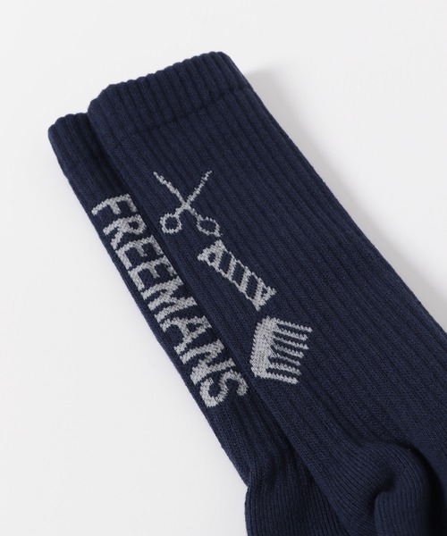 FREEMANS SPORTING CLUB(フリーマンズ スポーティング クラブ)の「FREEMANS SPORTING CLUB BARBER SOX(ソックス/靴下・メンズ・ホワイト/レッド/ネイビー/ブラック・FREE)」の6枚目の写真