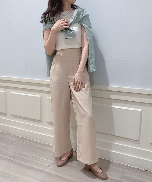 MAJESTIC LEGON（マジェスティックレゴン）の「着回しルーズシャツ（シャツ/ブラウス・レディース・グリーン系その他/ブルー系その他2/オフホワイト・MEDIUM）」の6枚目の写真