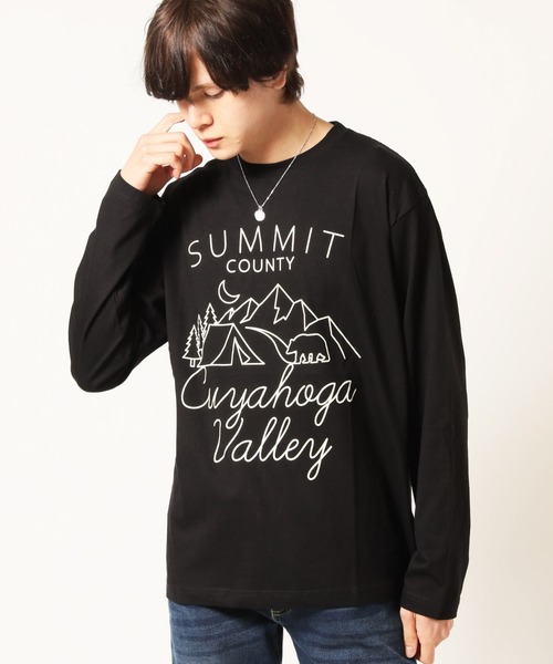 ARCADE(アーケード)の「ロンT Tシャツ 長袖 / アウトドア デザイン(Tシャツ/カットソー・メンズ・ベージュ系2/ブラック系3/ワイン系2/ホワイト系3/ベージュ系3/ホワイト系1/ブラック系2/ブラック系1/ワイン系3/ベージュ系1/ワイン系1/ホワイト系2・L/LL/M)」の6枚目の写真