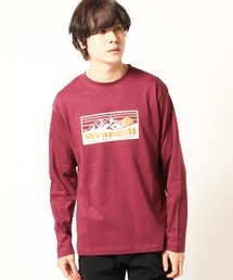 ロンT Tシャツ 長袖 / アウトドア デザイン