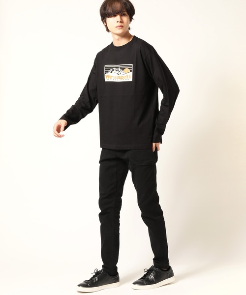 ARCADE(アーケード)の「ロンT Tシャツ 長袖 / アウトドア デザイン(Tシャツ/カットソー・メンズ・ベージュ系2/ブラック系3/ワイン系2/ホワイト系3/ベージュ系3/ホワイト系1/ブラック系2/ブラック系1/ワイン系3/ベージュ系1/ワイン系1/ホワイト系2・L/LL/M)」の20枚目の写真