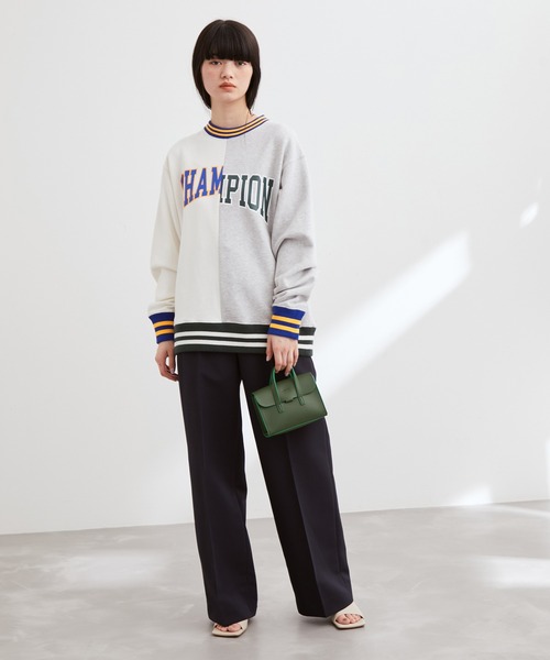 ADAM ET ROPE'（アダムエロペ）の「チェーンアクセサリーバッグ（ショルダーバッグ・レディース・グレー/カーキ/ピンク・FREE）」の4枚目の写真