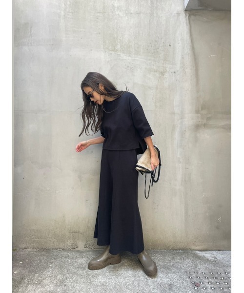 TRUNC(トランクエイティーエイト)の「Back Hem Cut Tops × Flare Skirt(ワンピース・レディース・ホワイト/ブラック/グレー・FREE)」の3枚目の写真
