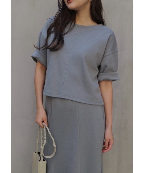 TRUNC(トランクエイティーエイト)の「Back Hem Cut Tops × Flare Skirt(ワンピース・レディース・ホワイト/ブラック/グレー・FREE)」の16枚目の写真