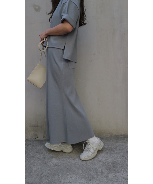 TRUNC(トランクエイティーエイト)の「Back Hem Cut Tops × Flare Skirt(ワンピース・レディース・ホワイト/ブラック/グレー・FREE)」の18枚目の写真