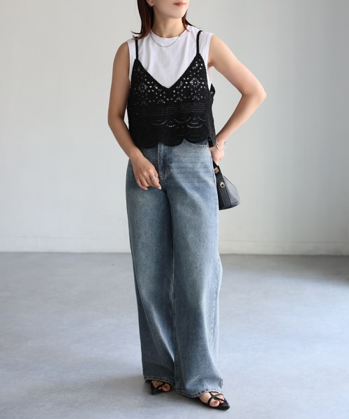 セール】かぎ針編みキャミビスチェ（ベスト）｜Riberry（リベリー）の