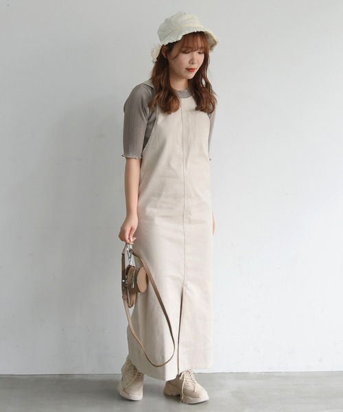 sango(sango)の「5分袖クルーネックプルオーバー(Tシャツ/カットソー・レディース・アイボリー/ライトパープル/グレイッシュベージュ・FREE)」の17枚目の写真
