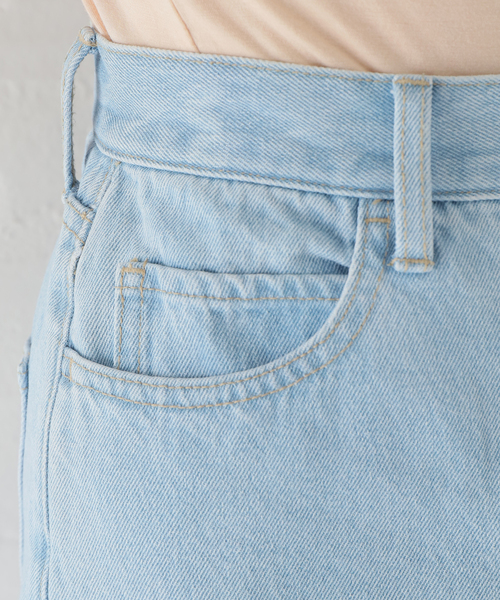 Oriens JOURNAL STANDARD（オリエンス ジャーナルスタンダード）の「スーパーワイドクラッシュデニム（デニムパンツ・レディース・ホワイト/ネイビー/ブルー系その他・38/36/34）」の17枚目の写真