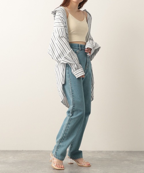 Heather（ヘザー）の「カップ付きバッククロスキャミ　279751（キャミソール・レディース・ブラック/ブラウン/オフホワイト・FREE）」の21枚目の写真