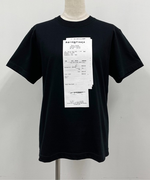PICCIN（ピッチン）の「double receipt(ダブルレシート)Tシャツ（Tシャツ/カットソー・レディース・ホワイト/ブラック/ベージュ・M）」の8枚目の写真