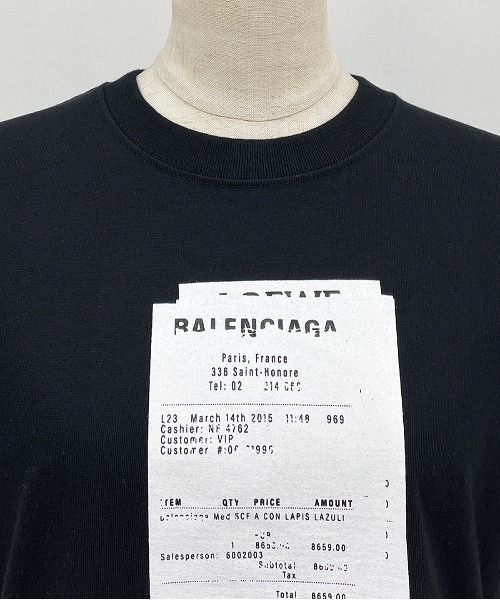 PICCIN（ピッチン）の「double receipt(ダブルレシート)Tシャツ（Tシャツ/カットソー・レディース・ホワイト/ブラック/ベージュ・M）」の11枚目の写真