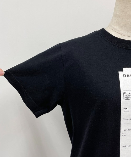 PICCIN（ピッチン）の「double receipt(ダブルレシート)Tシャツ（Tシャツ/カットソー・レディース・ホワイト/ブラック/ベージュ・M）」の13枚目の写真