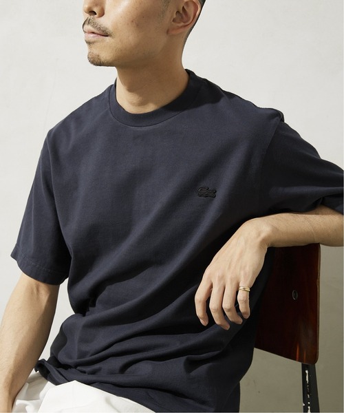 LACOSTE（ラコステ）の「【LACOSTE/ラコステ】Tシャツ TH651EL（Tシャツ/カットソー・メンズ・ホワイト/ブラック/ベージュ/カーキ・4/5）」の16枚目の写真