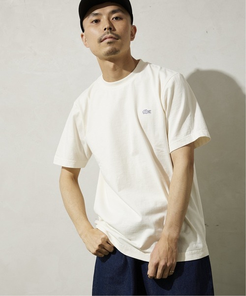 LACOSTE（ラコステ）の「【LACOSTE/ラコステ】Tシャツ TH651EL（Tシャツ/カットソー・メンズ・ホワイト/ブラック/ベージュ/カーキ・4/5）」の6枚目の写真