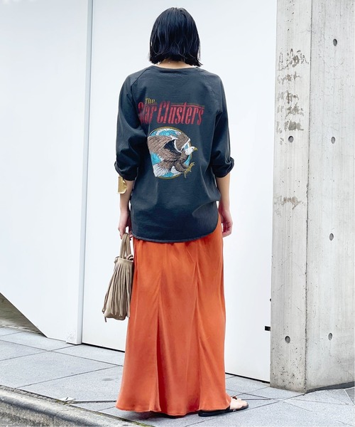 AP STUDIO（エーピーストゥディオ）の「Newフィブリルキュプラスカート（スカート・レディース・ブラック/ネイビー/カーキ/オレンジ・38/36）」の5枚目の写真