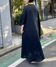 BEARDSLEY | 袖バルーンリネンTワンピース(ワンピース)