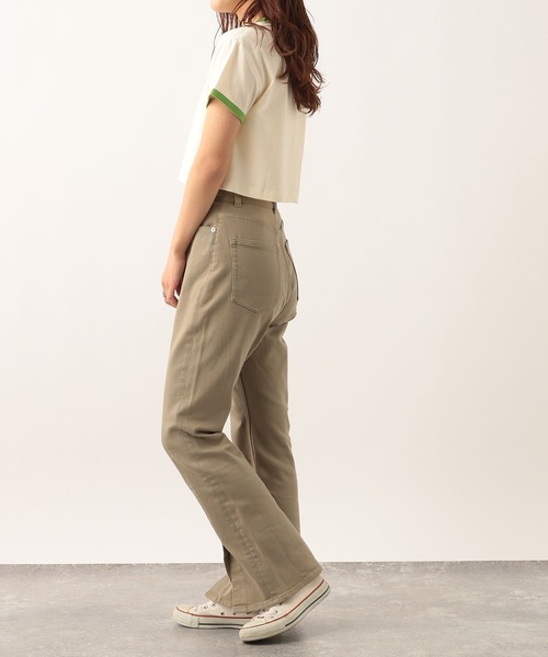 Heather（ヘザー）の「レトロチビＴ　297751（Tシャツ/カットソー・レディース・レッド系その他/オフホワイト/グレー・FREE）」の8枚目の写真