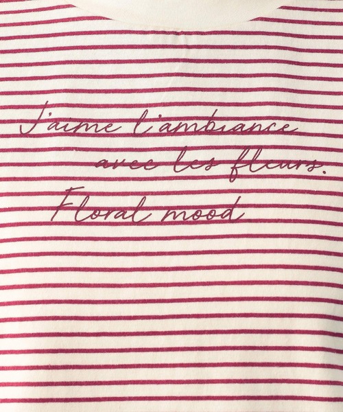 Heather（ヘザー）の「レトロチビＴ　297751（Tシャツ/カットソー・レディース・レッド系その他/オフホワイト/グレー・FREE）」の14枚目の写真