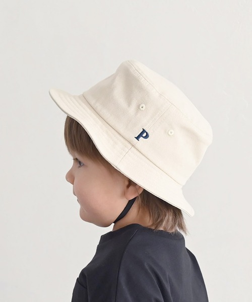 PUPPAPUPO（プッパプーポ）の「バケットハット（ハット・キッズ・ブラック/バーガンディー/ピンク/ミント/ベージュ・54/56/48/52/FREE/50）」の3枚目の写真