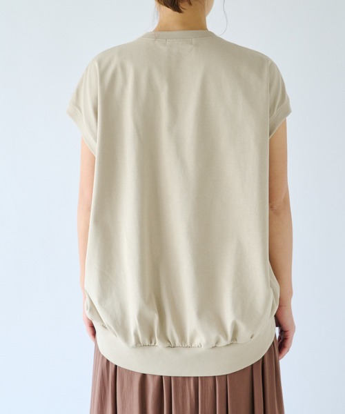 RIVE DROITE（リヴドロワ）の「Bon appetit Tシャツ（Tシャツ/カットソー・レディース・オフホワイト/ベージュ・FREE）」の7枚目の写真