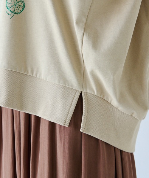 RIVE DROITE（リヴドロワ）の「Bon appetit Tシャツ（Tシャツ/カットソー・レディース・オフホワイト/ベージュ・FREE）」の10枚目の写真