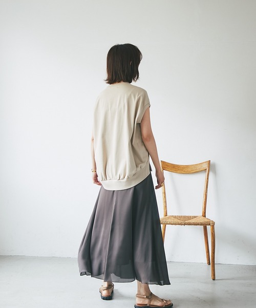 RIVE DROITE（リヴドロワ）の「Bon appetit Tシャツ（Tシャツ/カットソー・レディース・オフホワイト/ベージュ・FREE）」の13枚目の写真