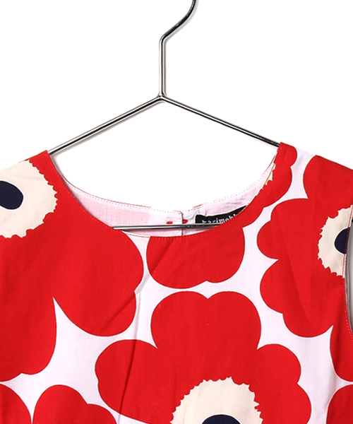 こども ビームス(コドモビームス)の「marimekko / "TOMUSOKERI" ワンピース (116~128cm)(ワンピース・キッズ・レッド・116/128)」の8枚目の写真