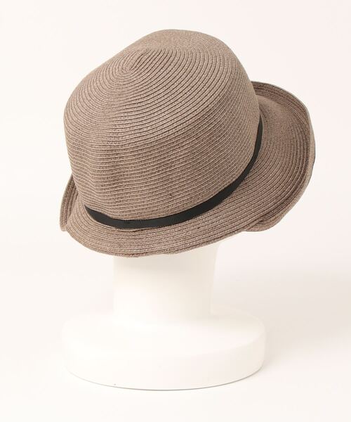 Samansa Mos2（サマンサ モスモス）の「【抗菌防臭】ブレードハット（ハット・レディース・ベージュ/モカ・ﾌﾘ-）」の10枚目の写真