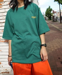 【ZIP FIVE】韓国ヴィンテージ風 シンプルワンポイント半袖Tシャツ