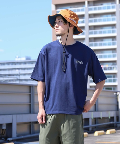 ZIP FIVE（ジップファイブ）の「【ZIP FIVE】韓国ヴィンテージ風 シンプルワンポイント半袖Tシャツ（Tシャツ/カットソー・メンズ・グリーン/ホワイト系1/ブラック/ロイヤルブルー/ホワイト/ブラック系/オートミール/ネイビー/ホワイト系・LARGE/MEDIUM）」の20枚目の写真