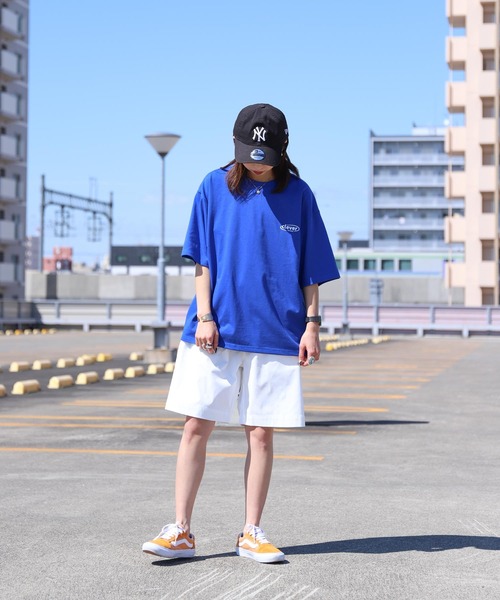 ZIP FIVE（ジップファイブ）の「【ZIP FIVE】韓国ヴィンテージ風 シンプルワンポイント半袖Tシャツ（Tシャツ/カットソー・メンズ・グリーン/ホワイト系1/ブラック/ロイヤルブルー/ホワイト/ブラック系/オートミール/ネイビー/ホワイト系・LARGE/MEDIUM）」の21枚目の写真