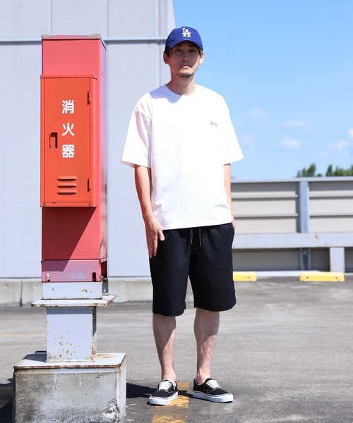 ZIP FIVE（ジップファイブ）の「【ZIP FIVE】韓国ヴィンテージ風 シンプルワンポイント半袖Tシャツ（Tシャツ/カットソー・メンズ・グリーン/ホワイト系1/ブラック/ロイヤルブルー/ホワイト/ブラック系/オートミール/ネイビー/ホワイト系・LARGE/MEDIUM）」の10枚目の写真