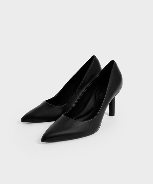 CHARLES & KEITH(チャールズ & キース)の「シリンダーヒール パンプス / Cylindrical Heel Pumps(パンプス・レディース・サンドベージュ/ブラック/オフホワイト・22.5cm/25cm/25.5cm/23cm/24.5cm/23.5cm/22cm)」の9枚目の写真